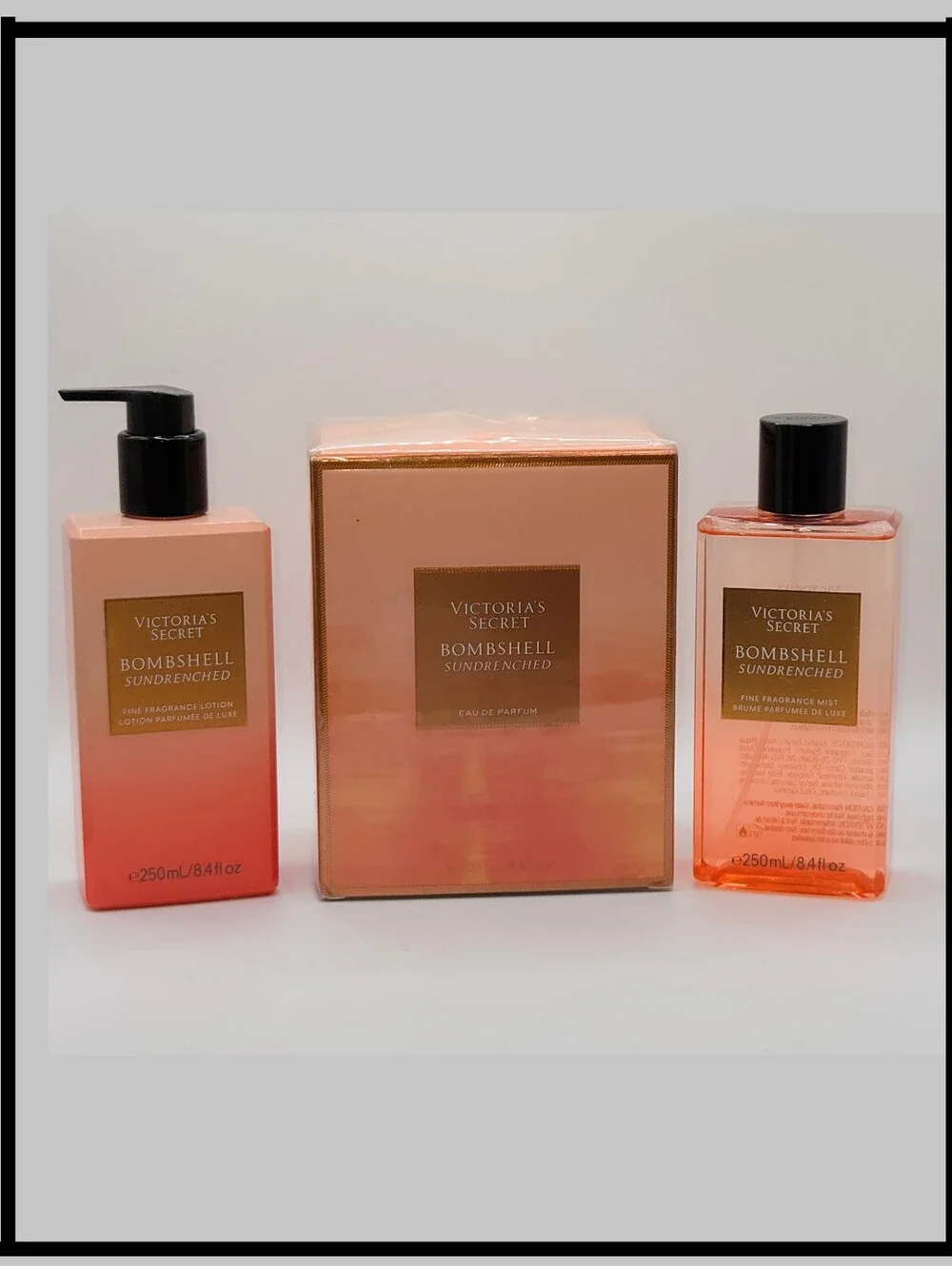 Victoria's Secret Bombshell Sundrenched Fragrance Set New!